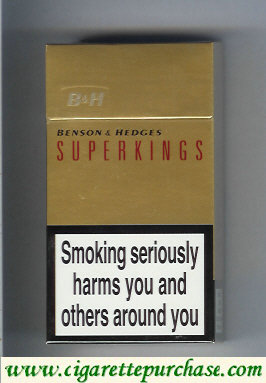 Benson and Hedges Superkings cigaretrtes